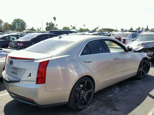 1G6AB5RA4D0133263 - 2013 CADILLAC ATS LUXURY TAN photo 4