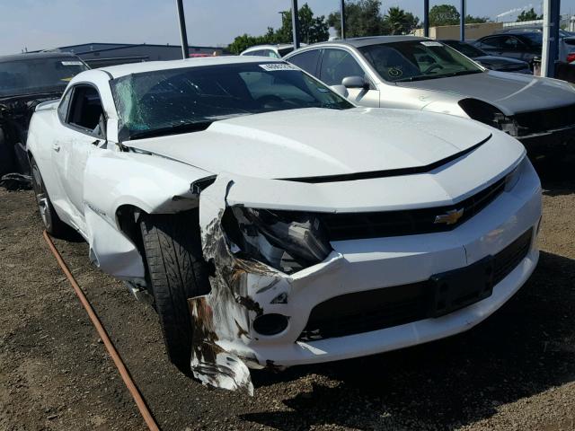 2G1FA1E35E9260920 - 2014 CHEVROLET CAMARO LS WHITE photo 1