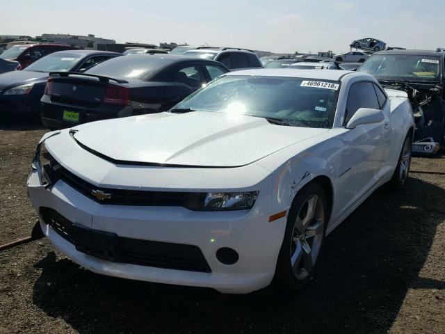 2G1FA1E35E9260920 - 2014 CHEVROLET CAMARO LS WHITE photo 2