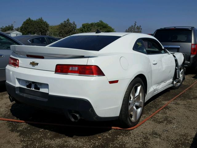 2G1FA1E35E9260920 - 2014 CHEVROLET CAMARO LS WHITE photo 4