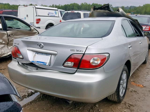 JTHBF30G125026391 - 2002 LEXUS ES 300 SILVER photo 4