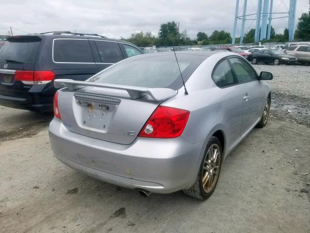 JTKDE167950063191 - 2005 TOYOTA SCION TC ვერცხლისფერი ფოტო 4