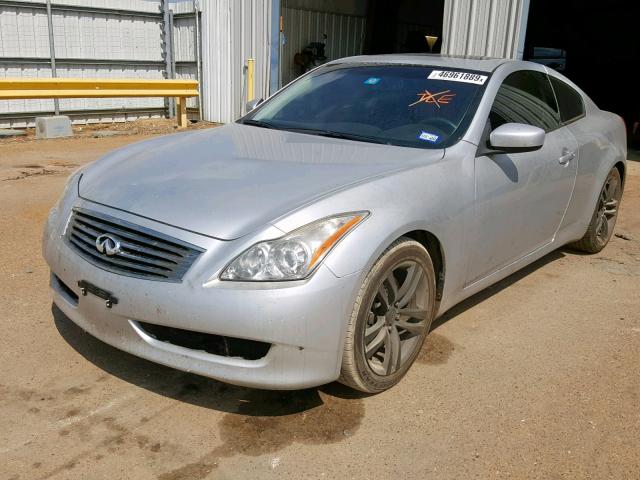 JNKCV64E58M126610 - 2008 INFINITI G37 BASE SILVER photo 2