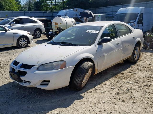 1B3EL46J15N689448 - 2005 DODGE STRATUS SX WHITE photo 2