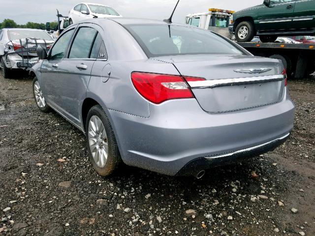 1C3CCBAG3EN150081 - 2014 CHRYSLER 200 LX GRAY photo 3