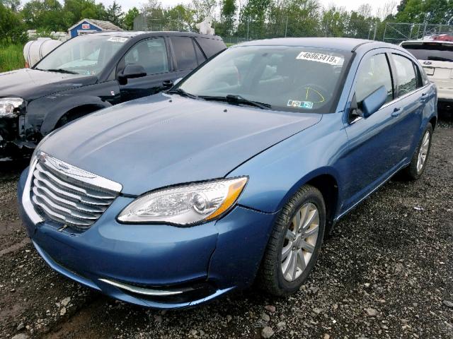 1C3BC1FB5BN569130 - 2011 CHRYSLER 200 TOURIN BLUE photo 2