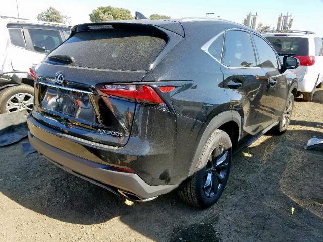 JTJYARBZ6F2002362 - 2015 LEXUS NX 200T CHARCOAL photo 4