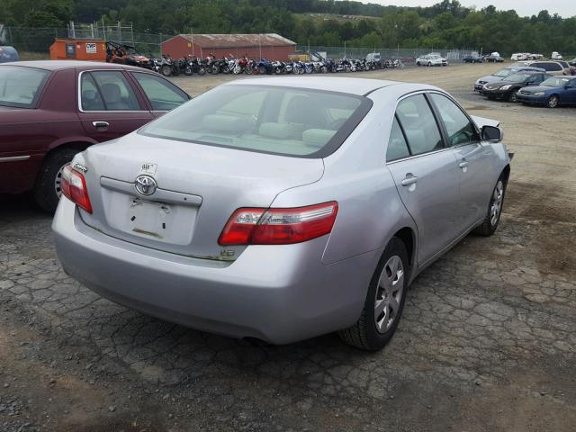 4T1BE46K67U043802 - 2007 TOYOTA CAMRY NEW SILVER photo 4