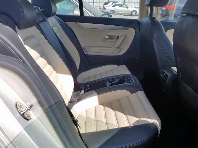 WVWGU73C69E549820 - 2009 VOLKSWAGEN CC VR6 4MO SILVER photo 6