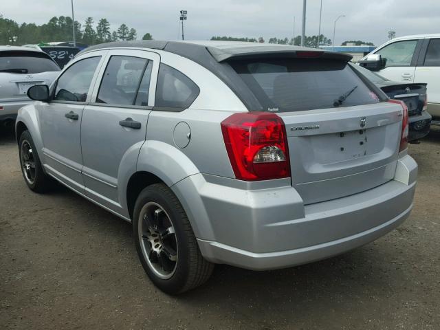 1B3HB48B77D572018 - 2007 DODGE CALIBER SX SILVER photo 3