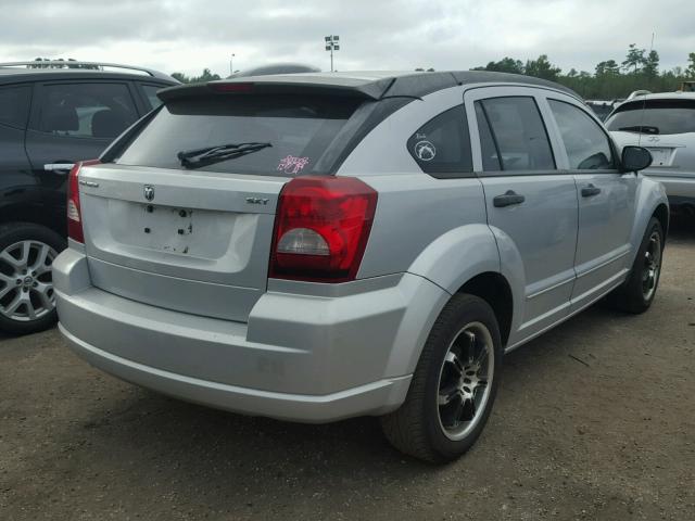 1B3HB48B77D572018 - 2007 DODGE CALIBER SX SILVER photo 4