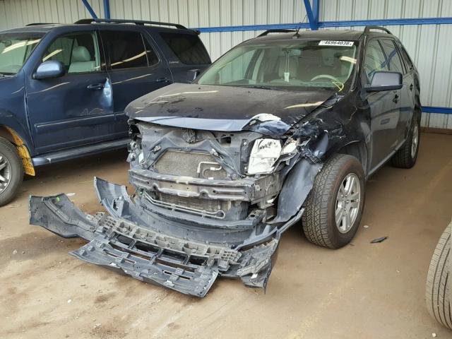 2FMDK48C28BA51796 - 2008 FORD EDGE SEL BLUE photo 2