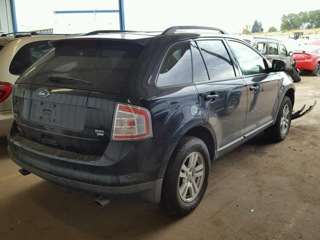 2FMDK48C28BA51796 - 2008 FORD EDGE SEL BLUE photo 4