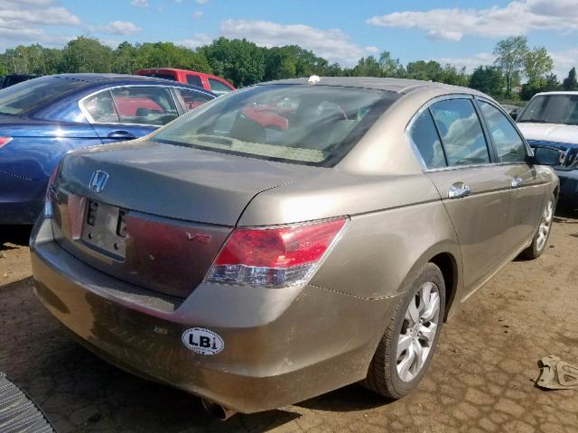 1HGCP3F85AA004520 - 2010 HONDA ACCORD EXL GRAY photo 4