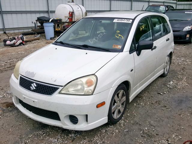 JS2RD62H265351317 - 2006 SUZUKI AERIO WHITE photo 2