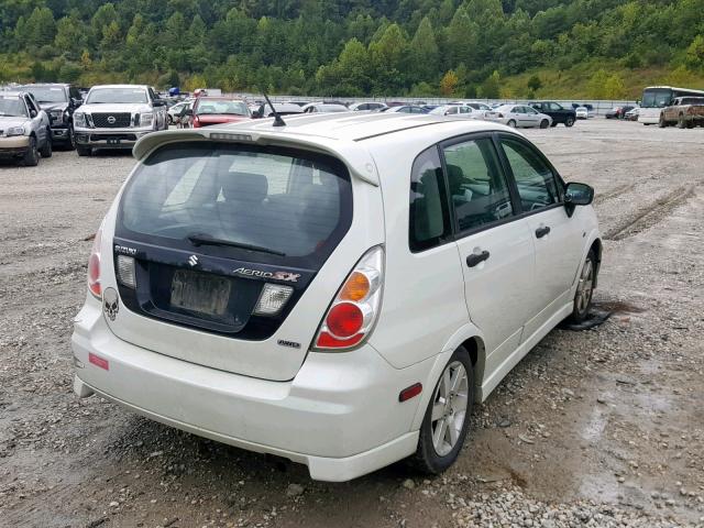 JS2RD62H265351317 - 2006 SUZUKI AERIO WHITE photo 4