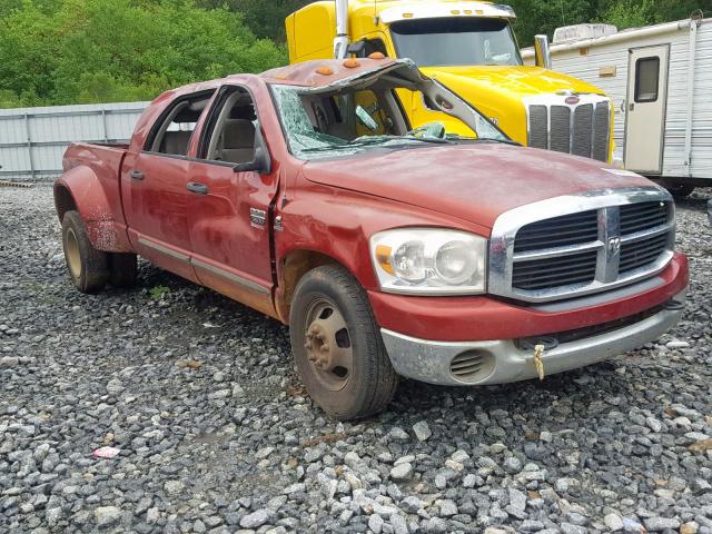 3D7ML49A87G827008 - 2007 DODGE RAM 3500 BURGUNDY photo 1