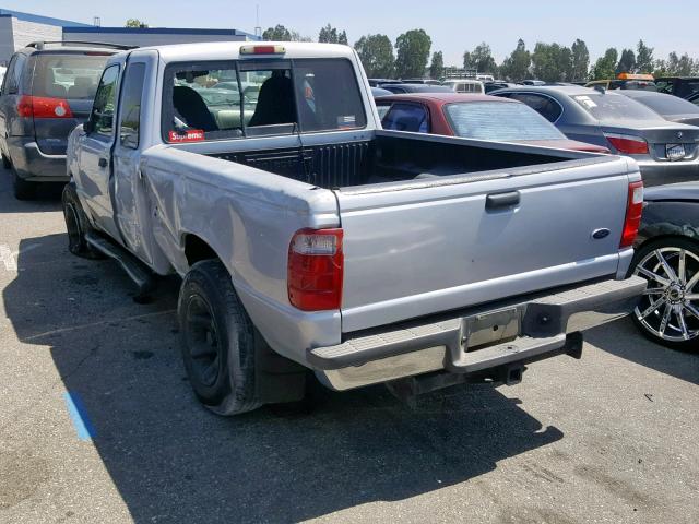 1FTYR14E81TA57938 - 2001 FORD RANGER SUP SILVER photo 3