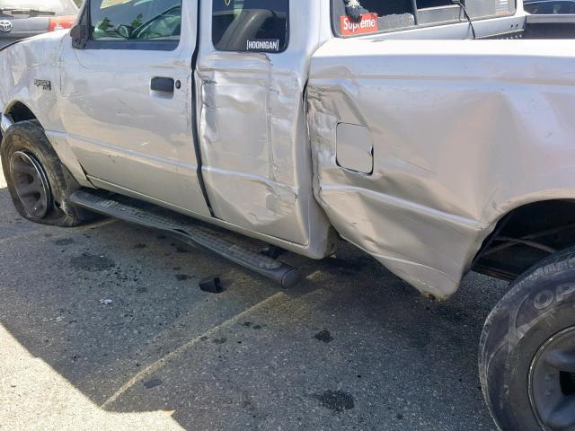 1FTYR14E81TA57938 - 2001 FORD RANGER SUP SILVER photo 9