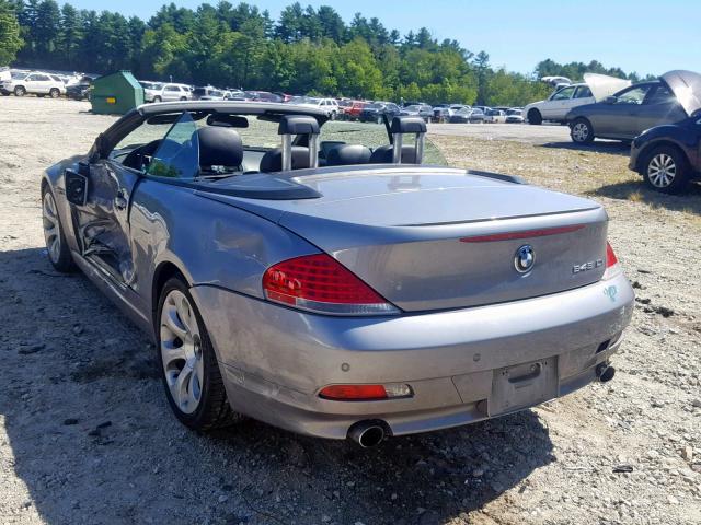 WBAEK73414B322371 - 2004 BMW 645 CI AUT GRAY photo 3