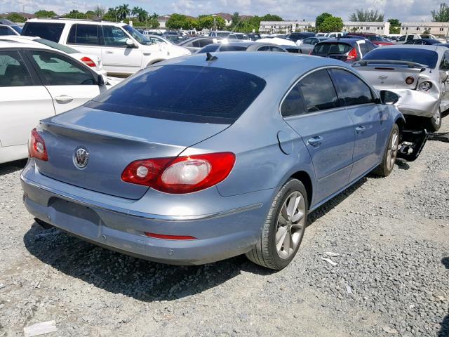 WVWHL73C19E543110 - 2009 VOLKSWAGEN CC LUXURY BLUE photo 4