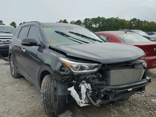 KM8SR4HF8HU247636 - 2017 HYUNDAI SANTA FE S BLACK photo 1