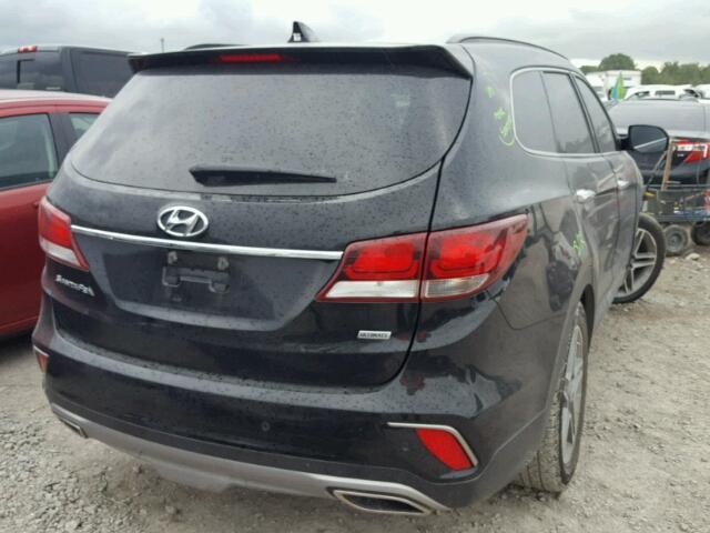 KM8SR4HF8HU247636 - 2017 HYUNDAI SANTA FE S BLACK photo 4