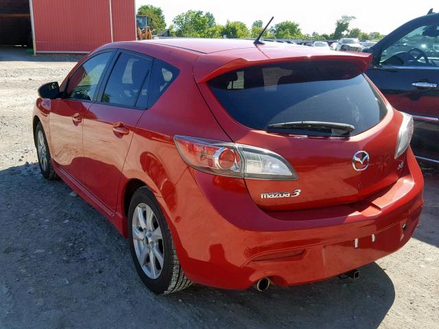 JM1BL1L54B1444847 - 2011 MAZDA 3 S RED photo 3