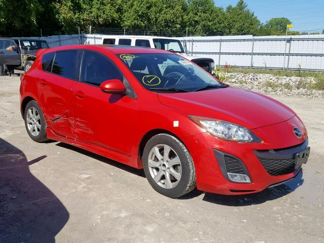 JM1BL1L54B1444847 - 2011 MAZDA 3 S RED photo 9