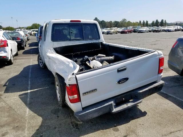 1FTYR14D47PA27473 - 2007 FORD RANGER SUP WHITE photo 3