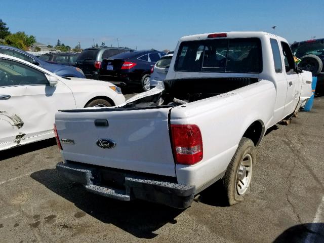 1FTYR14D47PA27473 - 2007 FORD RANGER SUP WHITE photo 4