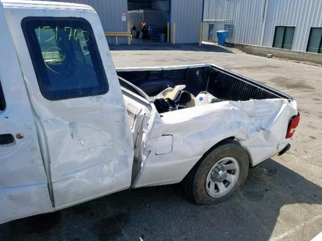 1FTYR14D47PA27473 - 2007 FORD RANGER SUP WHITE photo 9