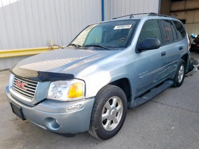 1GKDT13S462307412 - 2006 GMC ENVOY BLUE photo 2