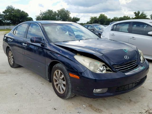 JTHBF30G625021123 - 2002 LEXUS ES 300 BLUE photo 1