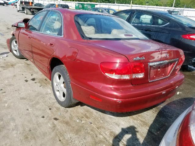 JM1TA221421740224 - 2002 MAZDA MILLENIA RED photo 3