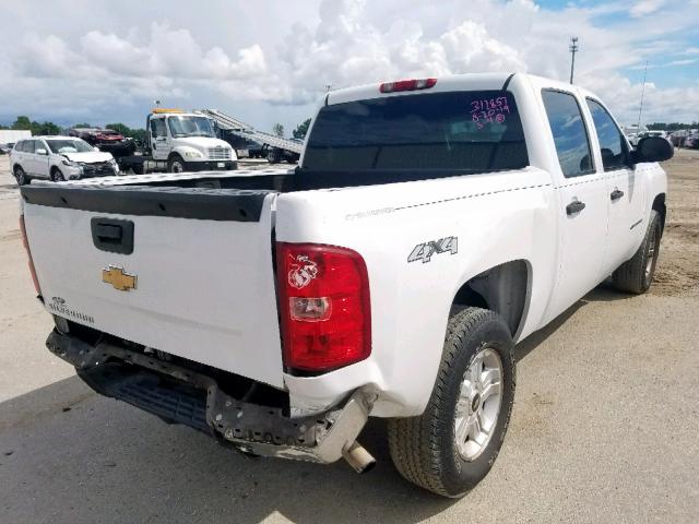 2GCEK13C771533053 - 2007 CHEVROLET SILVERADO WHITE photo 4