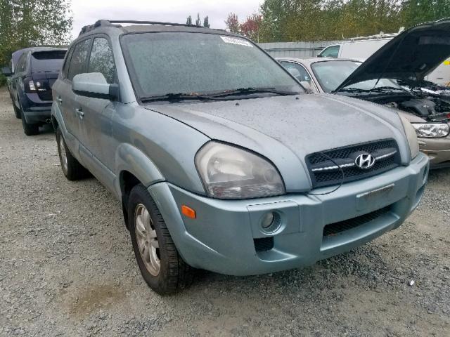 KM8JN12D06U334747 - 2006 HYUNDAI TUCSON GLS BLUE photo 1