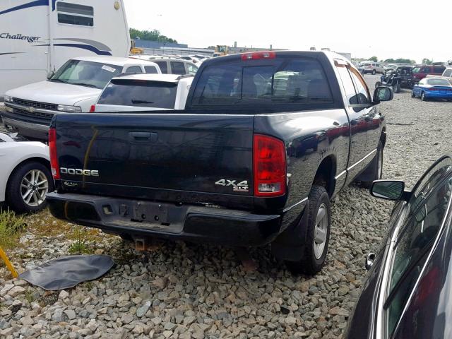 1D7HU18D73S283726 - 2003 DODGE RAM 1500 S BLACK photo 4