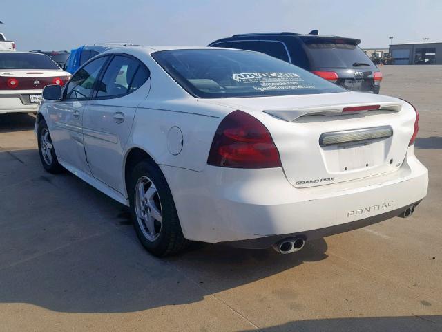 2G2WP522441113434 - 2004 PONTIAC GRAND PRIX WHITE photo 3