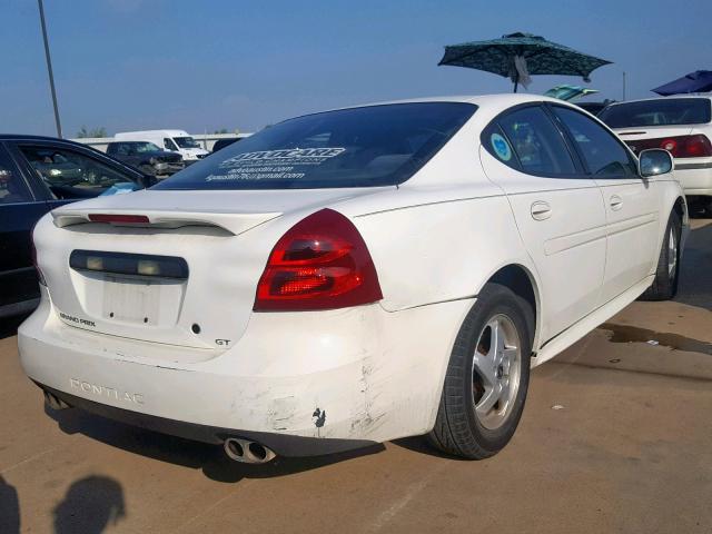 2G2WP522441113434 - 2004 PONTIAC GRAND PRIX WHITE photo 4