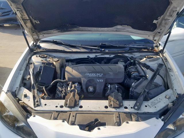 2G2WP522441113434 - 2004 PONTIAC GRAND PRIX WHITE photo 7