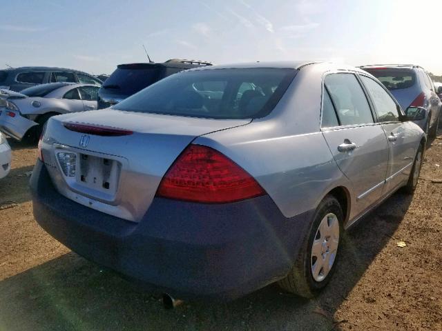 3HGCM56416G705596 - 2006 HONDA ACCORD LX SILVER photo 4