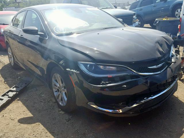 1C3CCCAB3FN738901 - 2015 CHRYSLER 200 LIMITE BLACK photo 1