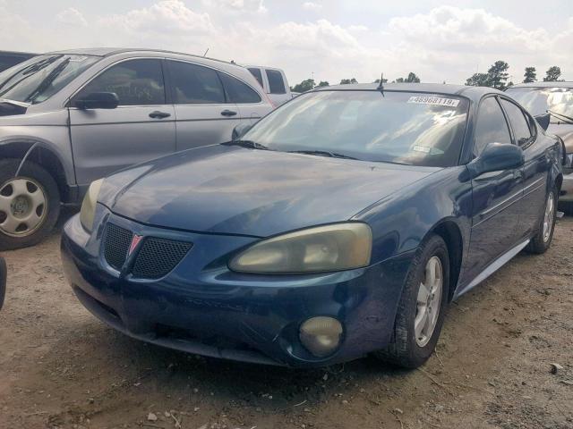 2G2WP522051277233 - 2005 PONTIAC GRAND PRIX BLUE photo 2