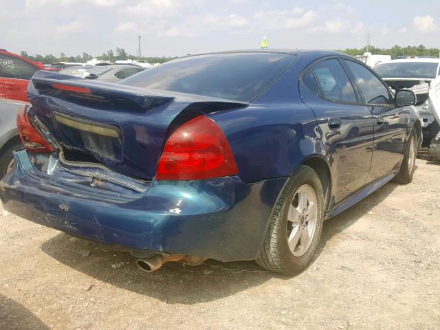 2G2WP522051277233 - 2005 PONTIAC GRAND PRIX BLUE photo 4