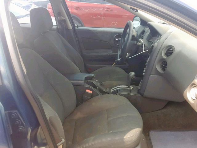 2G2WP522051277233 - 2005 PONTIAC GRAND PRIX BLUE photo 5