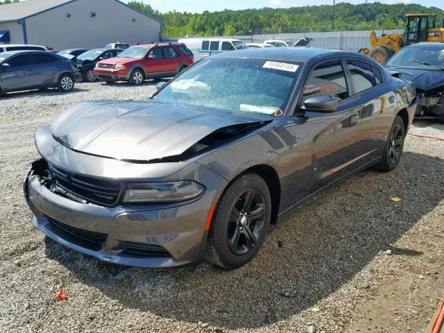 2C3CDXBG6JH206462 - 2018 DODGE CHARGER SX GRAY photo 2