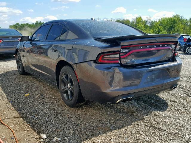 2C3CDXBG6JH206462 - 2018 DODGE CHARGER SX GRAY photo 3