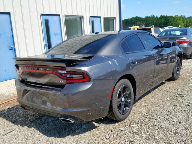 2C3CDXBG6JH206462 - 2018 DODGE CHARGER SX GRAY photo 4