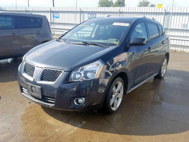 5Y2SM670X9Z466274 - 2009 PONTIAC VIBE BLACK photo 2